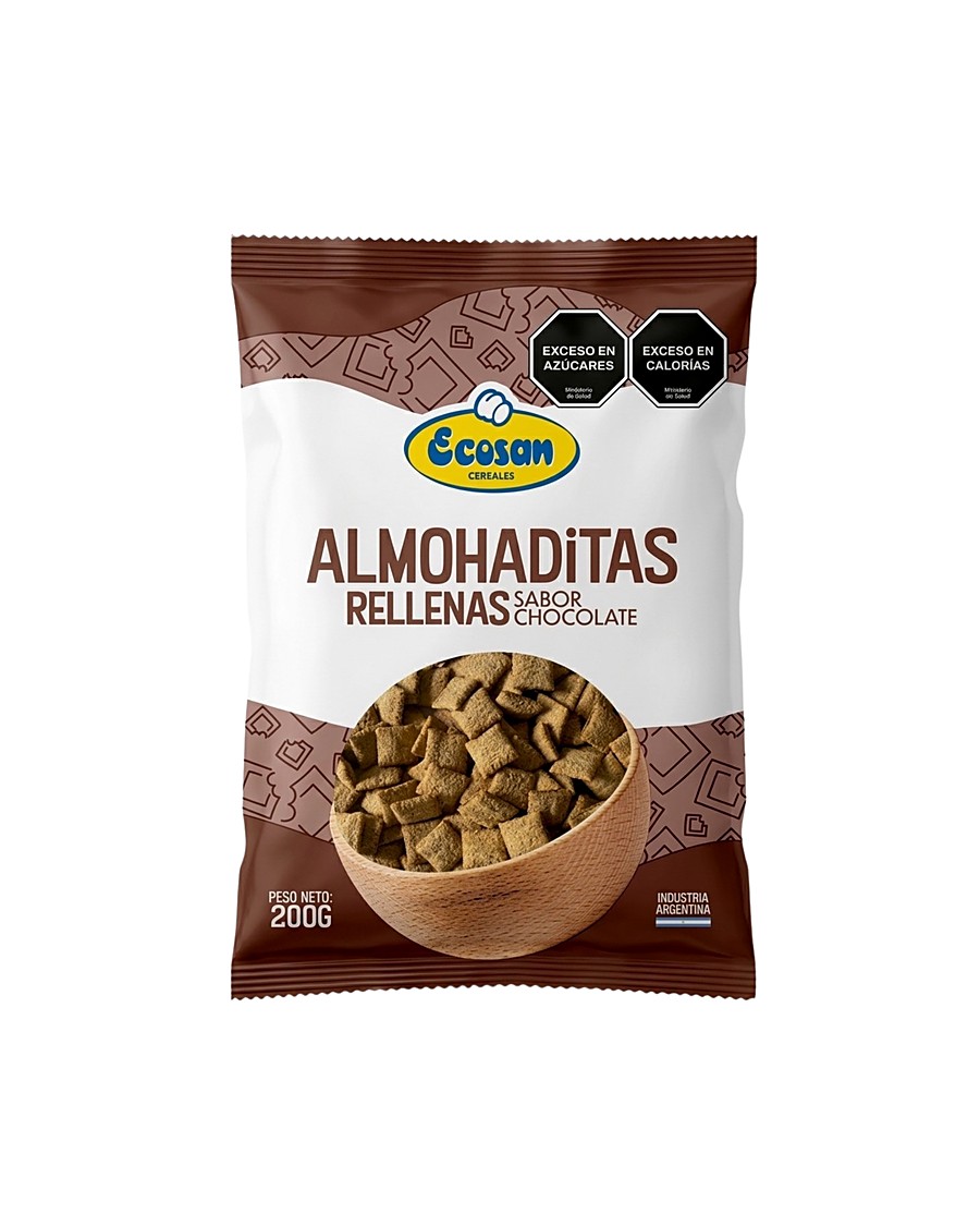 Almohaditas rellenas chocolate
