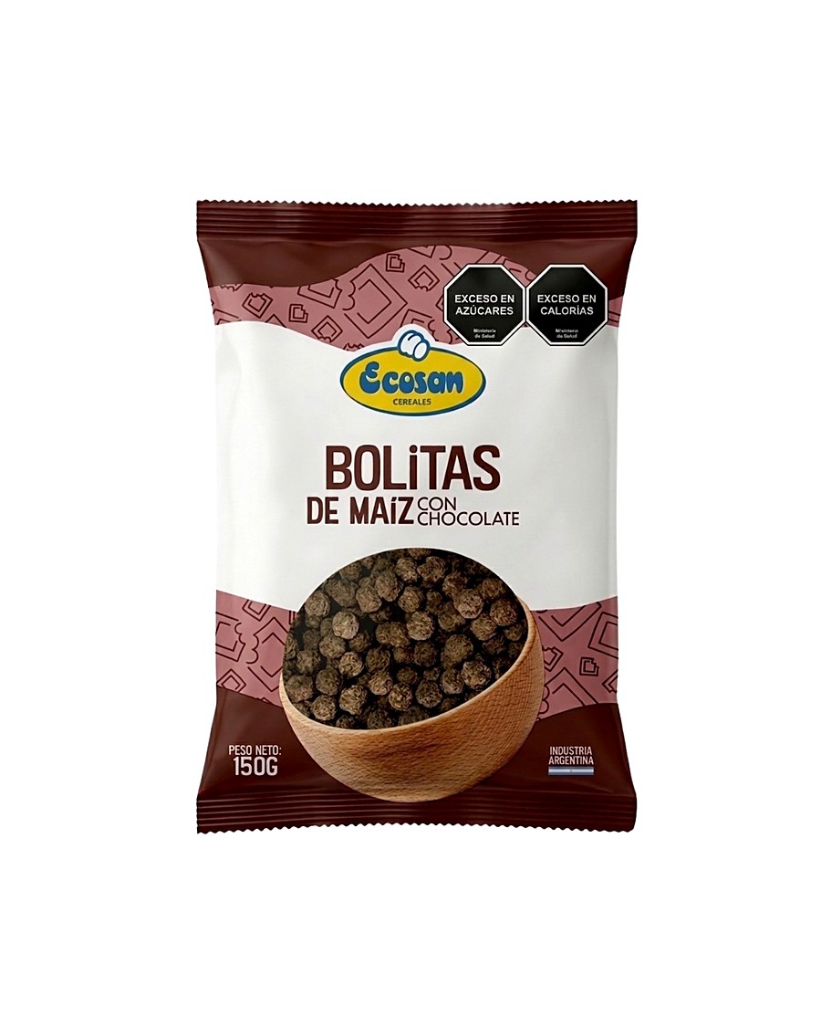 Bolitas de maíz chocolate