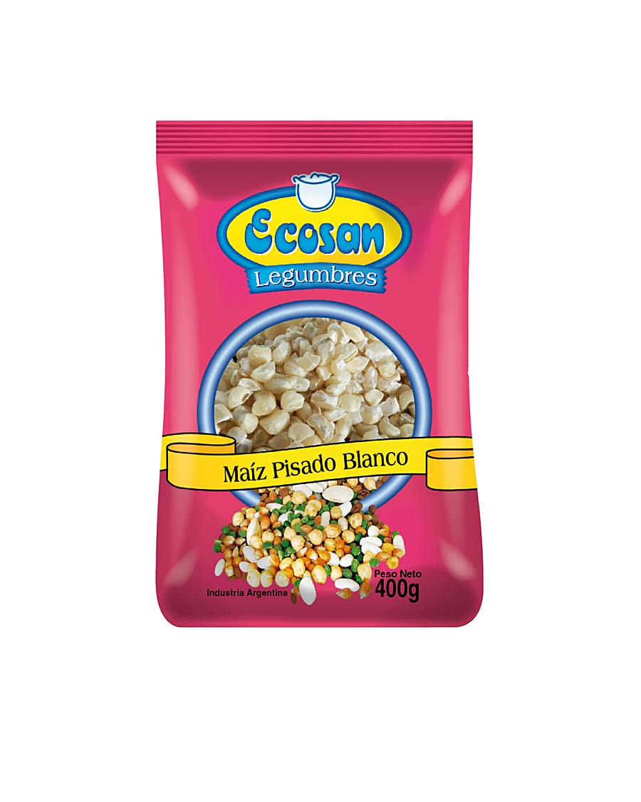 Maíz pisado blanco