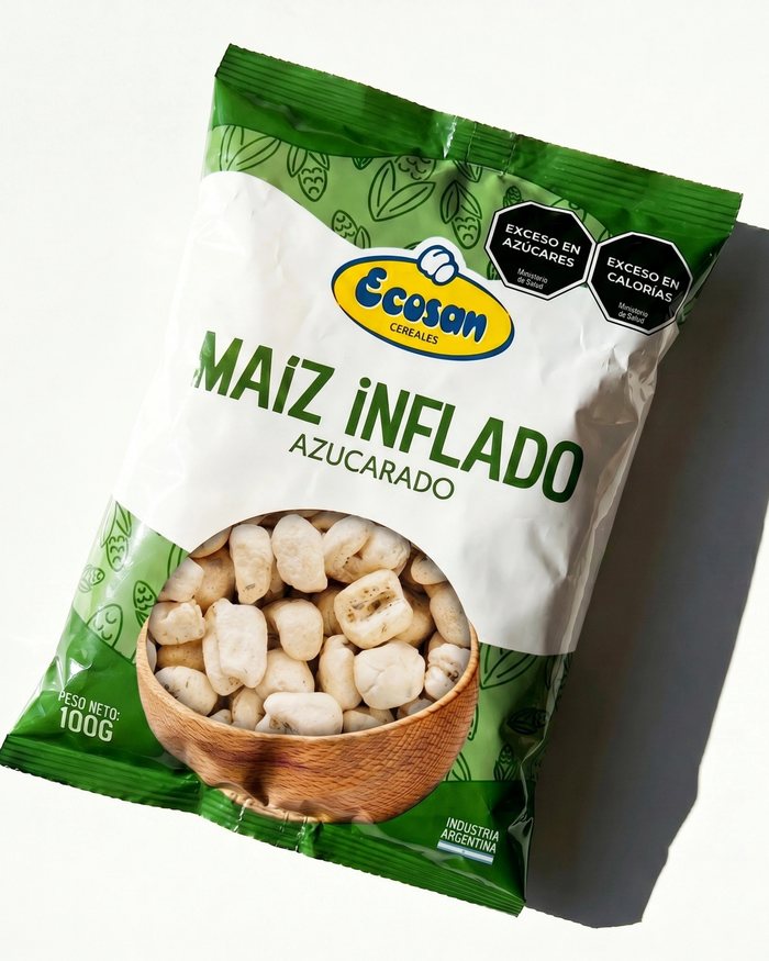 Maíz inflado azucarado
