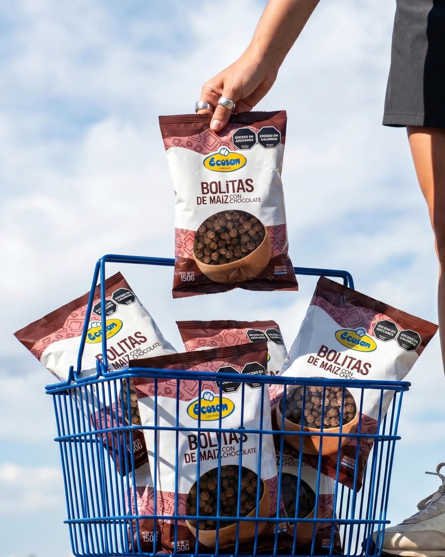 Bolitas de maíz Ecosan en Instagram