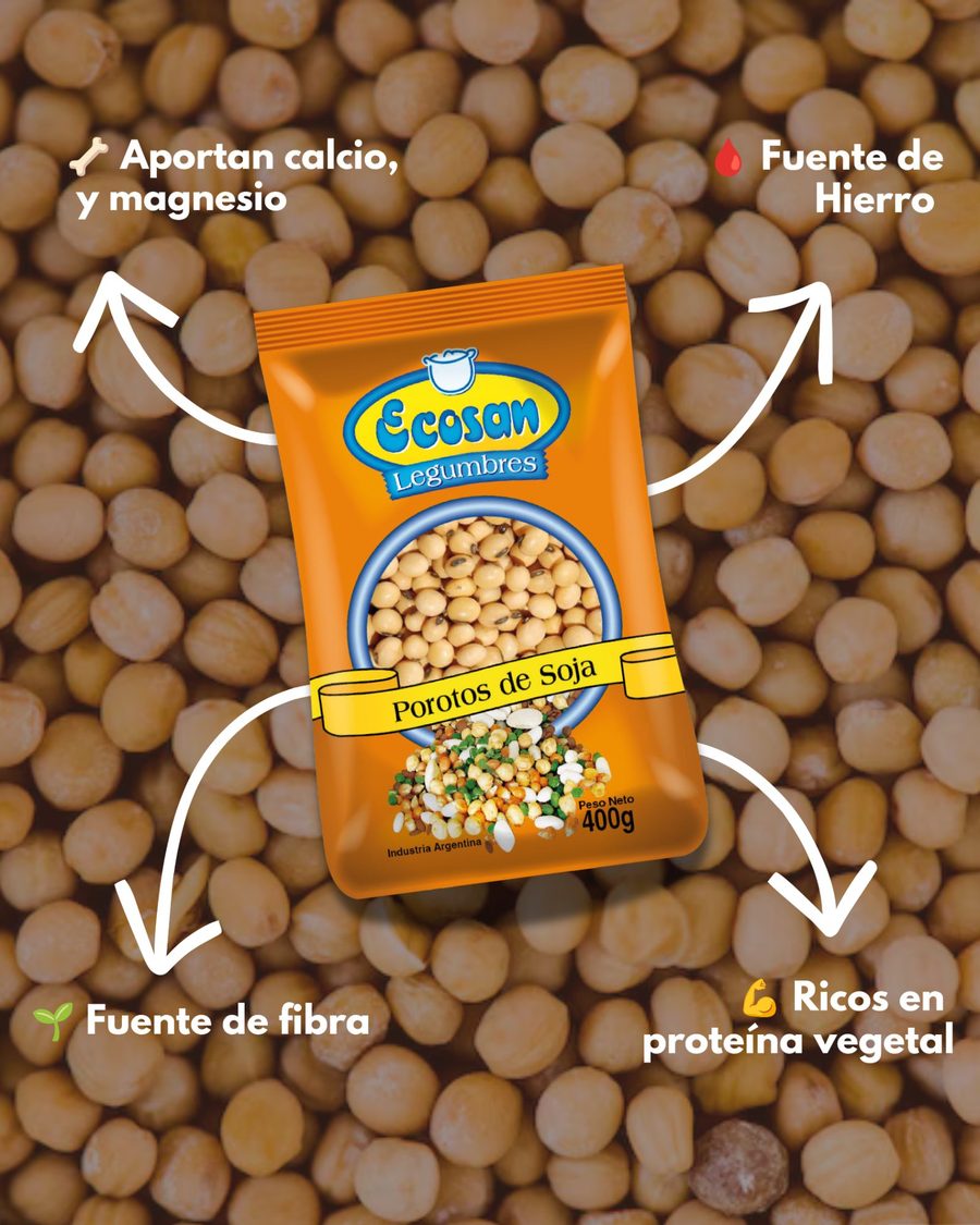 Porotos de soja Ecosan en Instagram