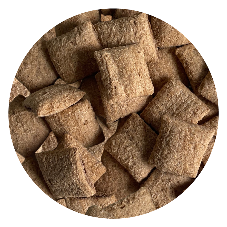 Almohaditas de trigo rellenas sabor avellana a granel