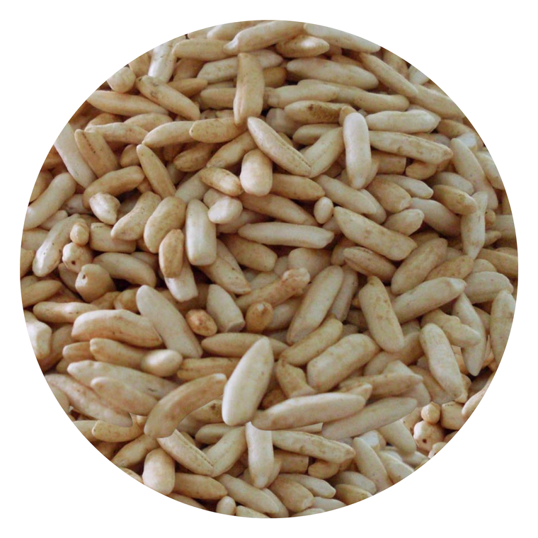 Arroz inflado azucarado a granel