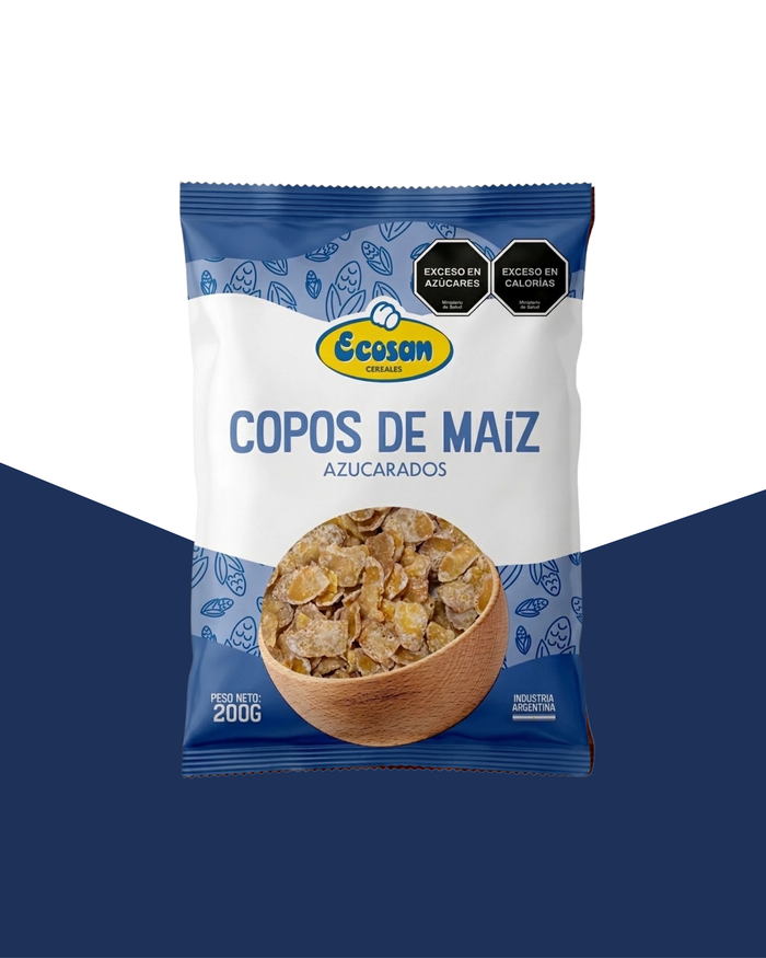 Copos de maíz azucarados - Ecosan Alimentos
