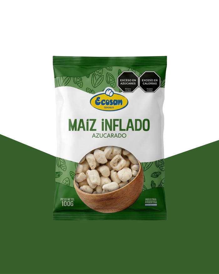 Maíz inflado azucarado - Ecosan Alimentos