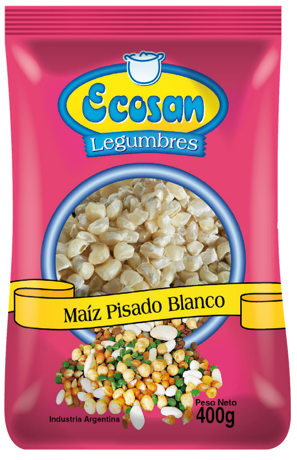 Maíz pisado blanco - Ecosan Alimentos