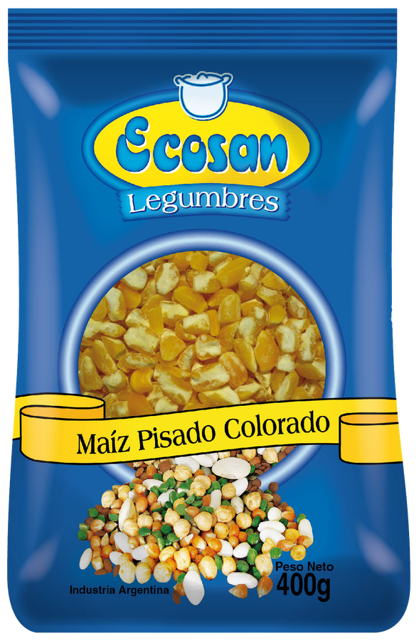 Maíz pisado colorado - Ecosan Alimentos
